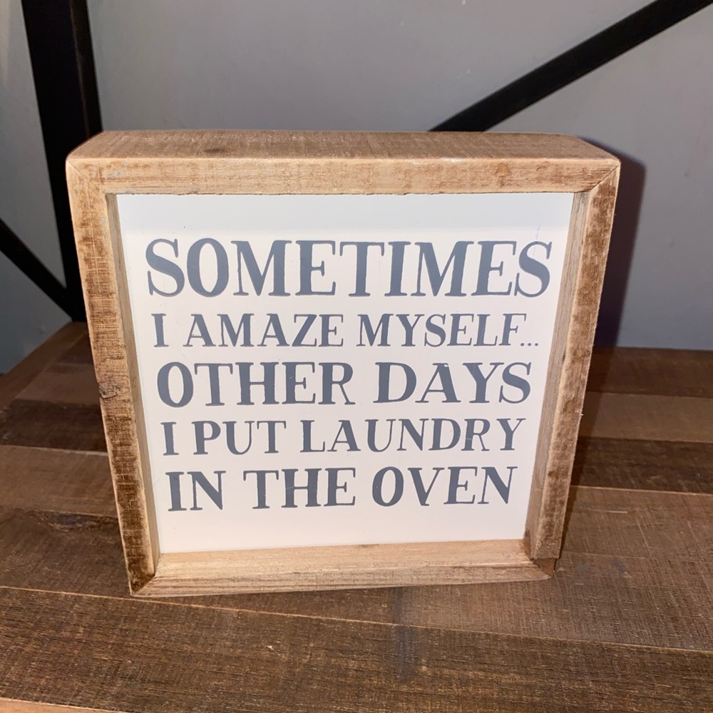 Laundry sign